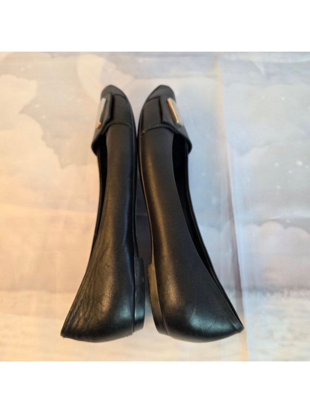 AGL Attilio Giusti Leombruni Italy Leather Pointed Skimmer Flats Women 40 - Picture 7 of 13